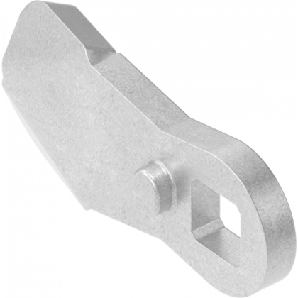 Ригель (язичок), зі стопором, h = 0 мм, L=35 мм, Метал Цинк, арт. 1000-5046