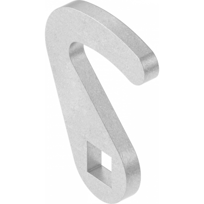 Ригель-Гачок (язичок), h = 0 мм, Метал Цинк, арт. 1000-93