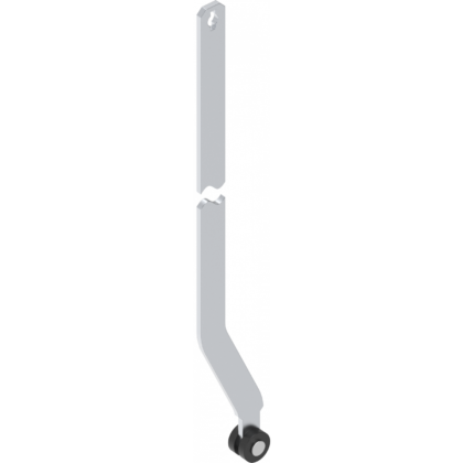 Тяга плоска, З роликами, L = 801-900мм, Метал Цинк, арт. 1121-U28-05