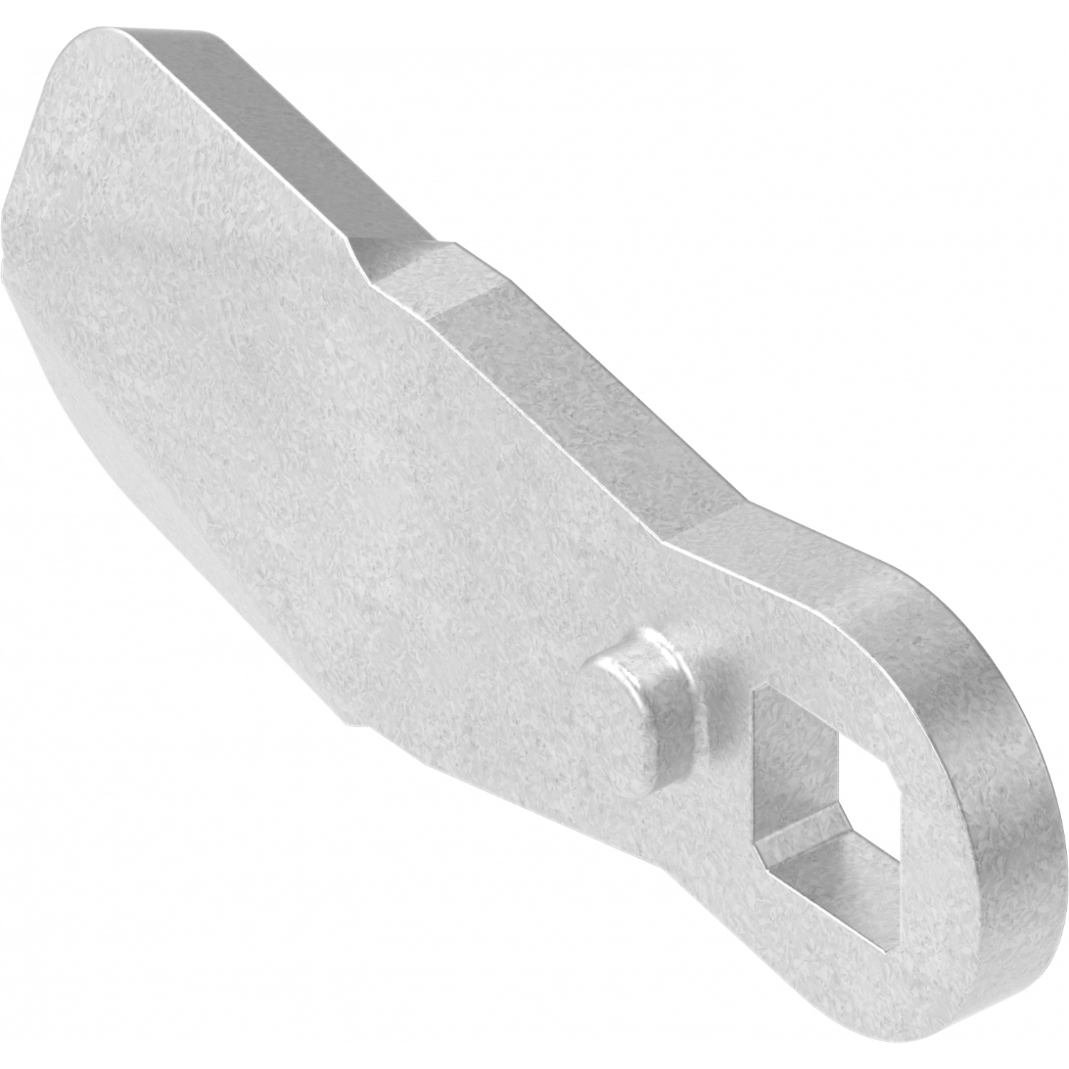 Ригель (язичок), зі стопором, h = 0 мм, Метал Цинк, арт. 1000-17